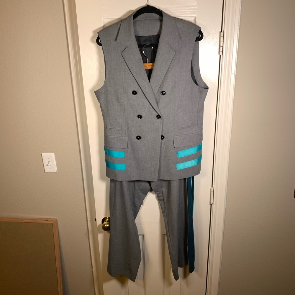 Zara Man Double Breasted Vest & Pants